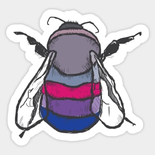 Bisexual Bee Sticker